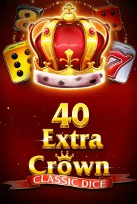 40 extra crown classic dice golden coins link game logo